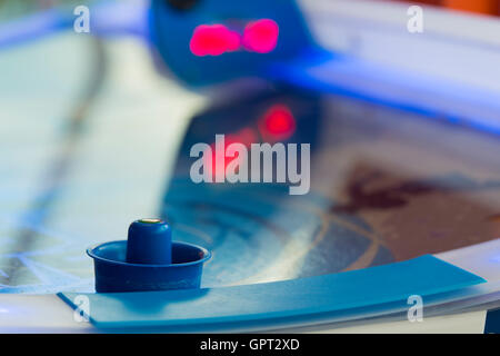 Jeu de Air Hockey Banque D'Images