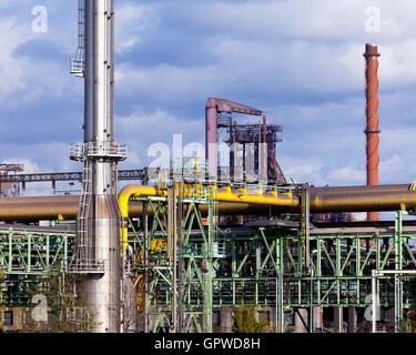 La production de charbon coke cokerie pour la fabrication de l'acier Banque D'Images