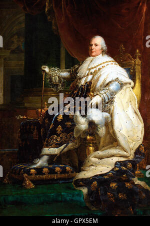 Portrait de Louis XVIII Banque D'Images