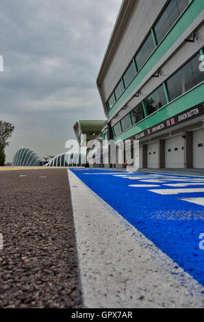 Singapour F1 Pit Banque D'Images
