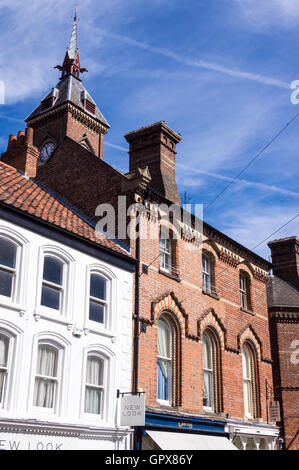 Vieux Marché de Louth Hall, 1866, Louth, Lincolnshire, Angleterre Banque D'Images