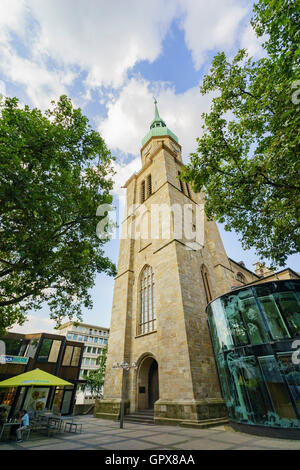 Dortmund, 31 août : le célèbre et très belle église Saint Reinoldi - on août 31, 2016 à Dortmund, Allemagne Banque D'Images