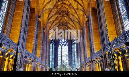 La cathédrale anglicane de Liverpool, La Dame Chapelle Banque D'Images