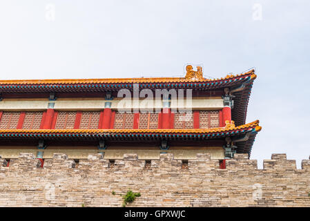 Palais, pagodes, à l'intérieur du territoire de la Cité Interdite Museum à Pékin dans le coeur de la ville, la Chine. Banque D'Images