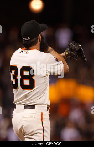 Feb 24, 2007 - Scottsdale, AZ, USA - San Francisco Giants relief pitcher  BRIAN WILSON, seen at a spring training workout, Saturday, Feb. 24, 2007 in  Scottsdale, Ariz. (Credit Image: © D.