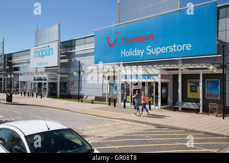 Parkgate Shopping Stadium Way Rotherham Banque D'Images
