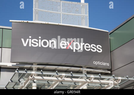 Signalisation vision express Banque D'Images