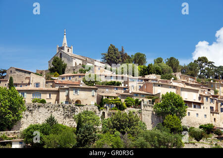 Village médiéval de Bonnieux Luberon Provence France Banque D'Images