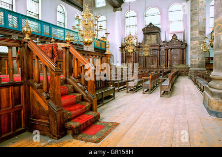 La synagogue portugaise d'Amsterdam Banque D'Images