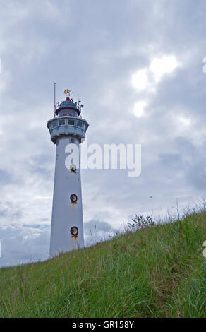 J.C.J. van Speijk phare, Egmond aan Zee, Pays-Bas Banque D'Images