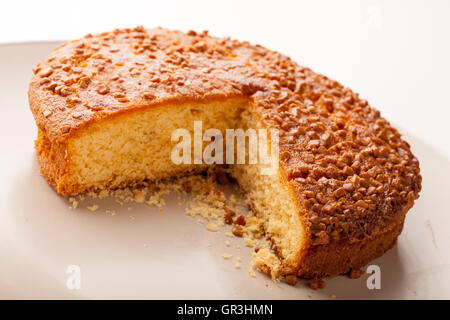 Golden Syrup Sponge Cake Banque D'Images