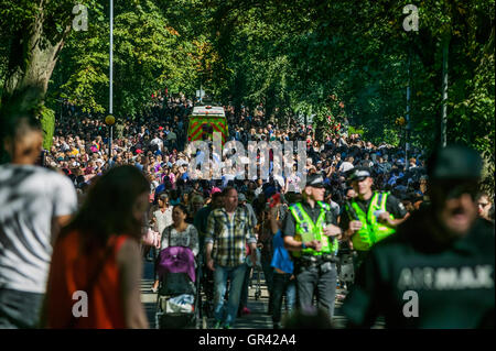 Leeds West Indian Carnival 2016,49ème anniversaire de Leeds carnival Banque D'Images