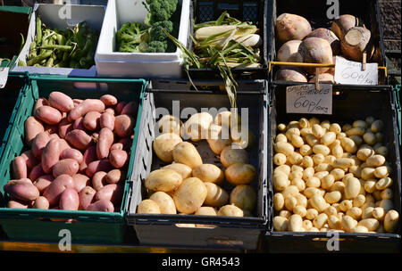 Stand de fruits et légumes Banque D'Images