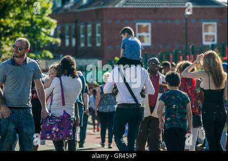 Leeds West Indian Carnival 2016,49ème anniversaire de Leeds carnival Banque D'Images