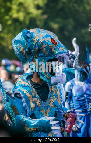 Leeds West Indian Carnaval 2016, 49e anniversaire du carnaval de Leeds Banque D'Images