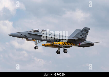 L'Armée de l'air espagnole (Ejército del Aire) McDonnell Douglas EF-18B Hornet Banque D'Images