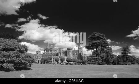 Jardins au château de Hampton Court, près de Leominster, Hereford, Angleterre Banque D'Images