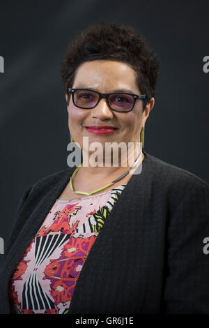 Poète et romancier écossais Jackie Kay MBE FRSE. Banque D'Images