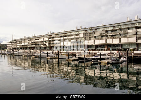 Appartements, Walsh Bay, Sydney, New South Wales, Australia Banque D'Images