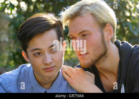 Deux amis Banque D'Images