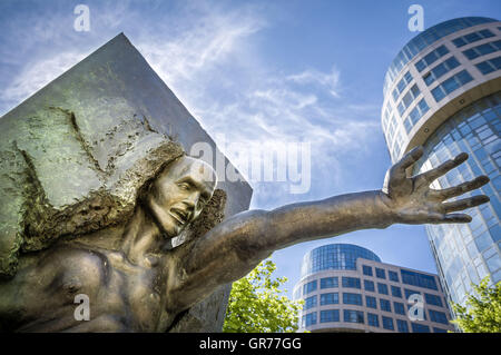 Monument à Berlin Moabit Banque D'Images
