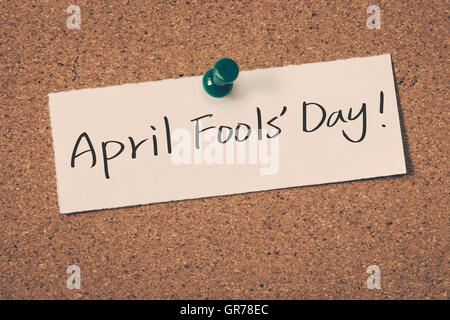 April Fools Day Banque D'Images