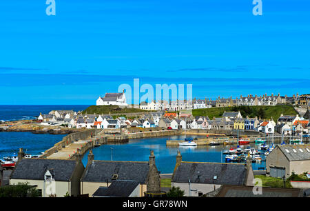 Village de pêcheurs Findochty, Ecosse, Royaume-Uni Banque D'Images