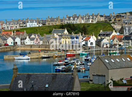 Findochty avec Harbour , Ecosse, Grande-Bretagne Banque D'Images