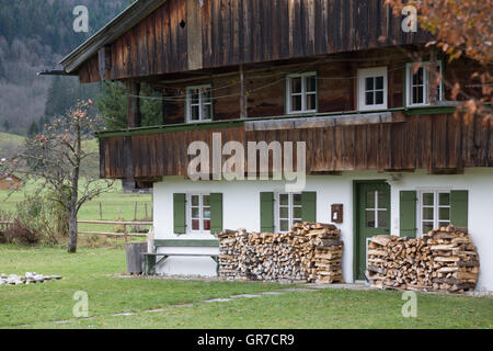 Gîte rural idyllique dans le pays de Tegernsee Banque D'Images