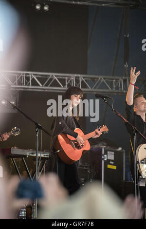 Des monstres et des hommes à Ruisrock 2015 Banque D'Images