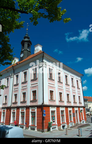 Raekoda, l'hôtel de ville, 1789, Tartu, Estonie, pays Baltes, Europe Banque D'Images