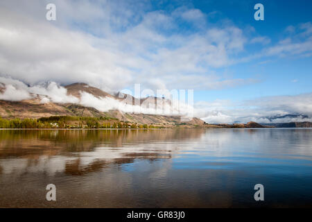 Lake Wanaka, Nouvelle-Zélande, Banque D'Images