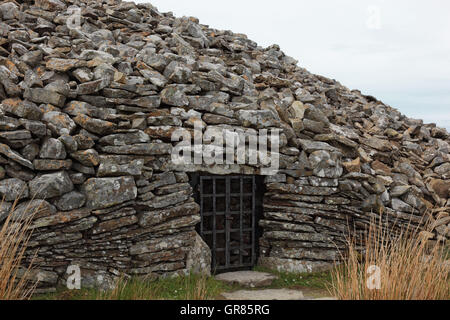 L'Écosse, Cairns, de Camster résident dans le Caithness en Scottish Highlands au nord de Cuba et de l'existence d'un cycle et la lo Banque D'Images