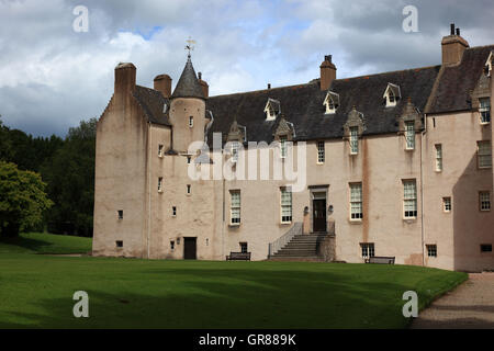 L'Écosse, le château autour de Château fermer Drumoak dans Aberdeenshire Banque D'Images