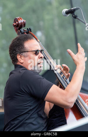 Stanley Clarke à Pori Jazz 2015 Banque D'Images