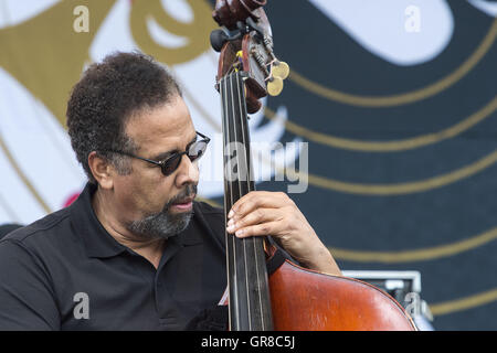 Stanley Clarke à Pori Jazz 2015 Banque D'Images