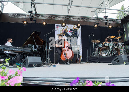 Stanley Clarke à Pori Jazz 2015 Banque D'Images