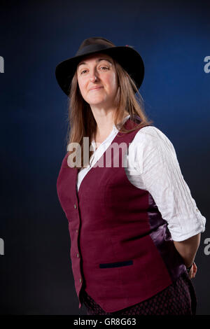 Frances Hardinge, les Britanniques pour l'écrivain, à l'Edinburgh International Book Festival. Edimbourg, Ecosse. 27 août 2016 Banque D'Images