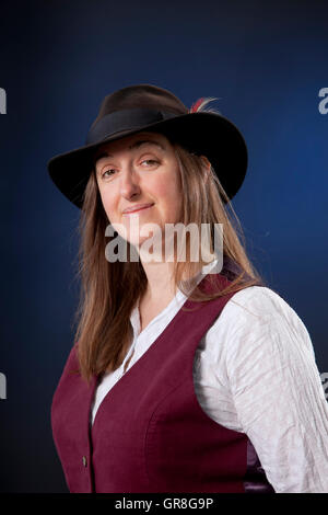 Frances Hardinge, les Britanniques pour l'écrivain, à l'Edinburgh International Book Festival. Edimbourg, Ecosse. 27 août 2016 Banque D'Images