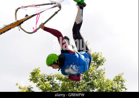 Coupe du monde de saut de l'océan dans la région de Kiel, Allemagne, le 22 juin, 2014 Banque D'Images