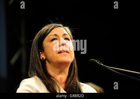 Le député-maire de Vienne, Maria Vassilakou-The verts Banque D'Images