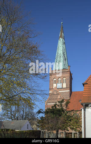 L'église Sainte Marie à Bergen auf Rügen, Berlin, Germany Banque D'Images