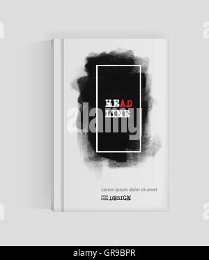 Abstract design noir. Illustration de Vecteur