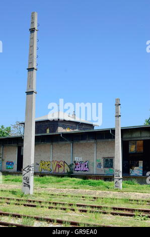 Ancienne ligne de chemin de fer du Nord à Vienne, Premier Train à vapeur dans l'Empire d'Autriche Banque D'Images