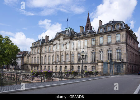 Rohan-Palace, Strasbourg, UNESCO World Heritage Site, Alsace, France, Europe Banque D'Images