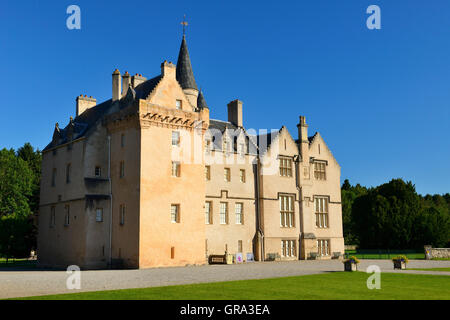 Brodie Castle près de Forres, Moray dans la région de Grampian, Ecosse Banque D'Images