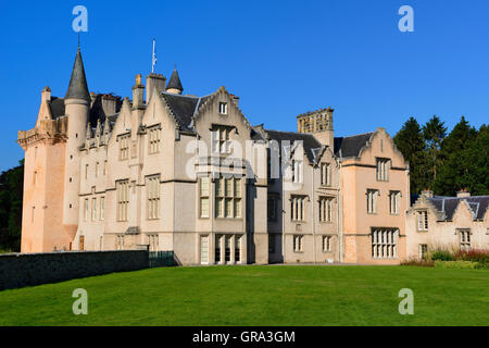 Brodie Castle près de Forres, Moray dans la région de Grampian, Ecosse Banque D'Images