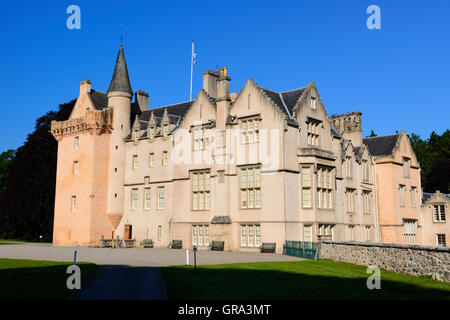 Brodie Castle près de Forres, Moray dans la région de Grampian, Ecosse Banque D'Images