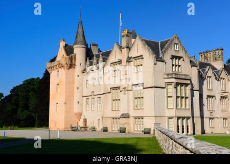 Brodie Castle près de Forres, Moray dans la région de Grampian, Ecosse Banque D'Images