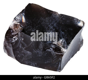 L'obsidienne Noire (verre Volcanique) Pierre Minérale Photo Stock - Alamy